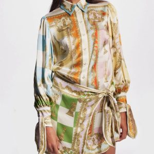 Printed Mini Dress