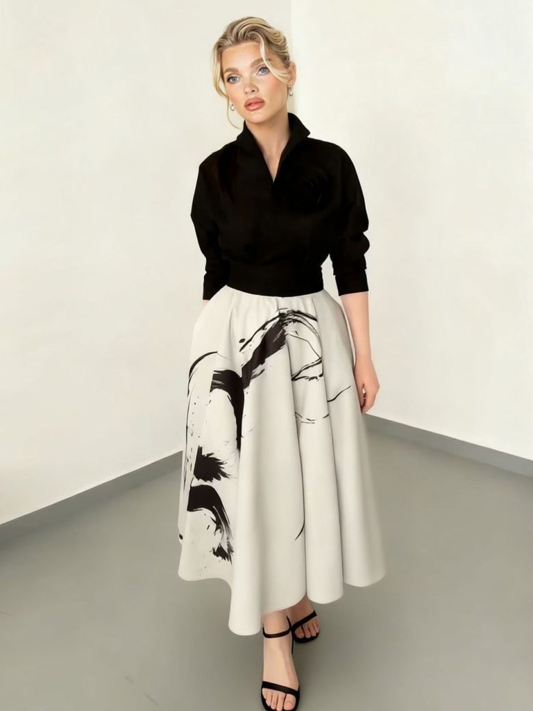 Printed Two-Piece Set