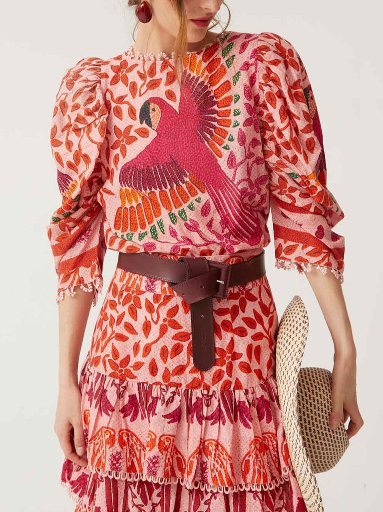 Printed Floral Blouse